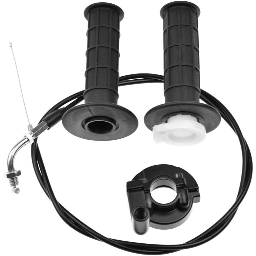 Durable Aluminum & Rubber Twist Throttle Grips for 50-250cc Dirt Bikes & ATVs